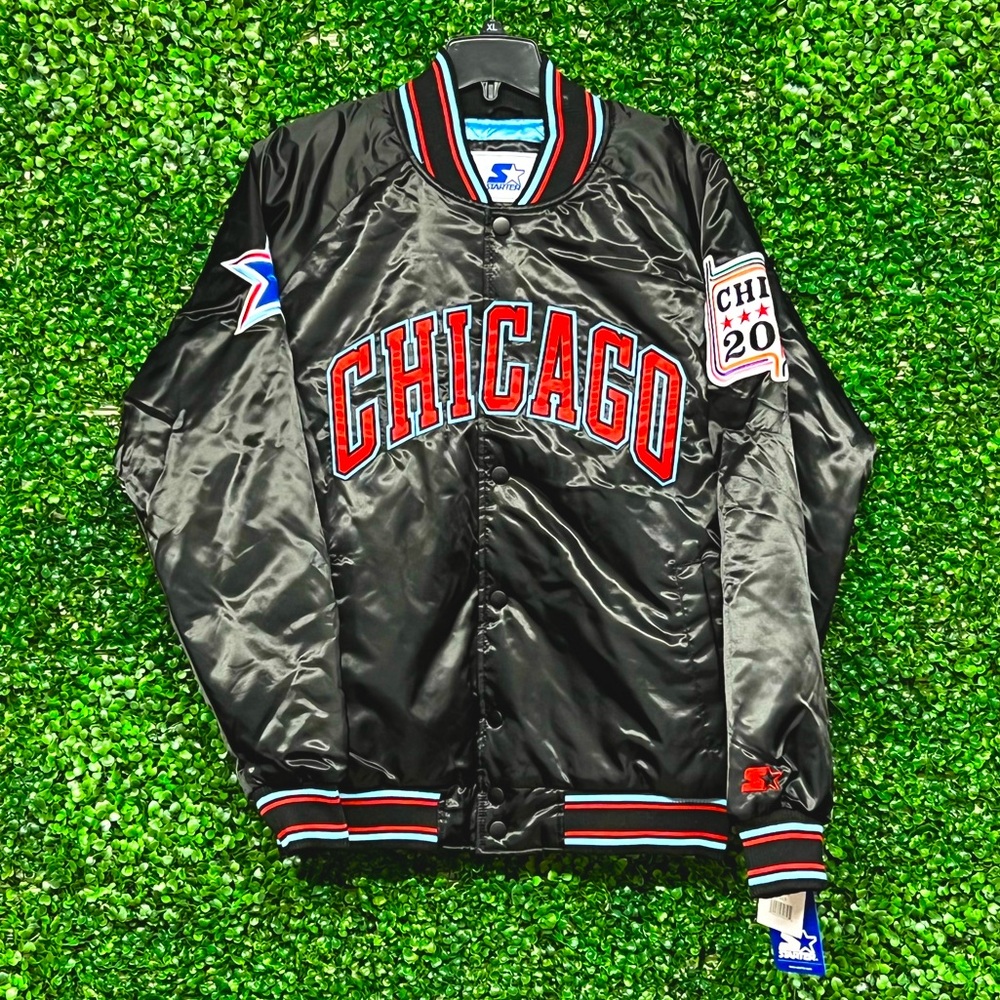 STARTER “NBA ALL-STAR WEEKEND 2020 CHICAGO” JACKET- CTA RAIL LINES Edition!!!